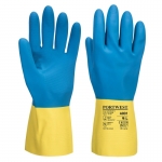 A801 latex gauntlets